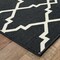 Homeroots 5 x 8 ft. Black & Ivory Trellis Indoor & Outdoor Area Rug 389533 - alternate 4